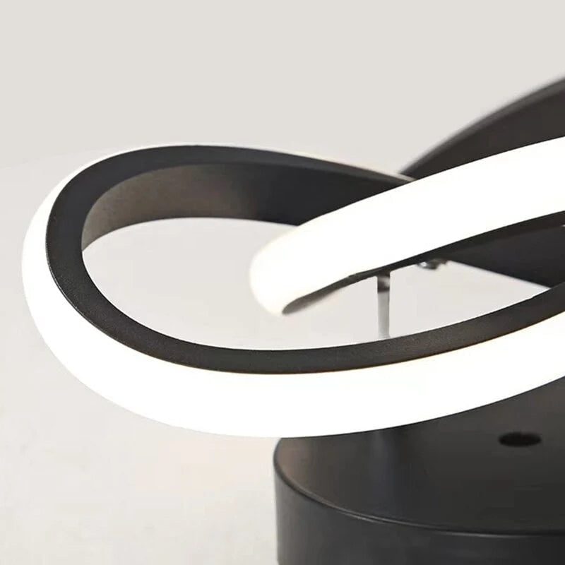 Flush Mount Ceiling Light Integrated LED Geometric Rings