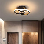 Flush Mount Ceiling Light Integrated LED Geometric Rings