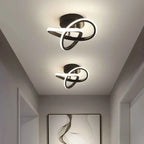 Flush Mount Ceiling Light Integrated LED Geometric Rings