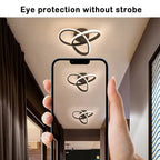 Flush Mount Ceiling Light Integrated LED Geometric Rings