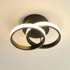 Flush Mount Ceiling Light Integrated LED Geometric Rings