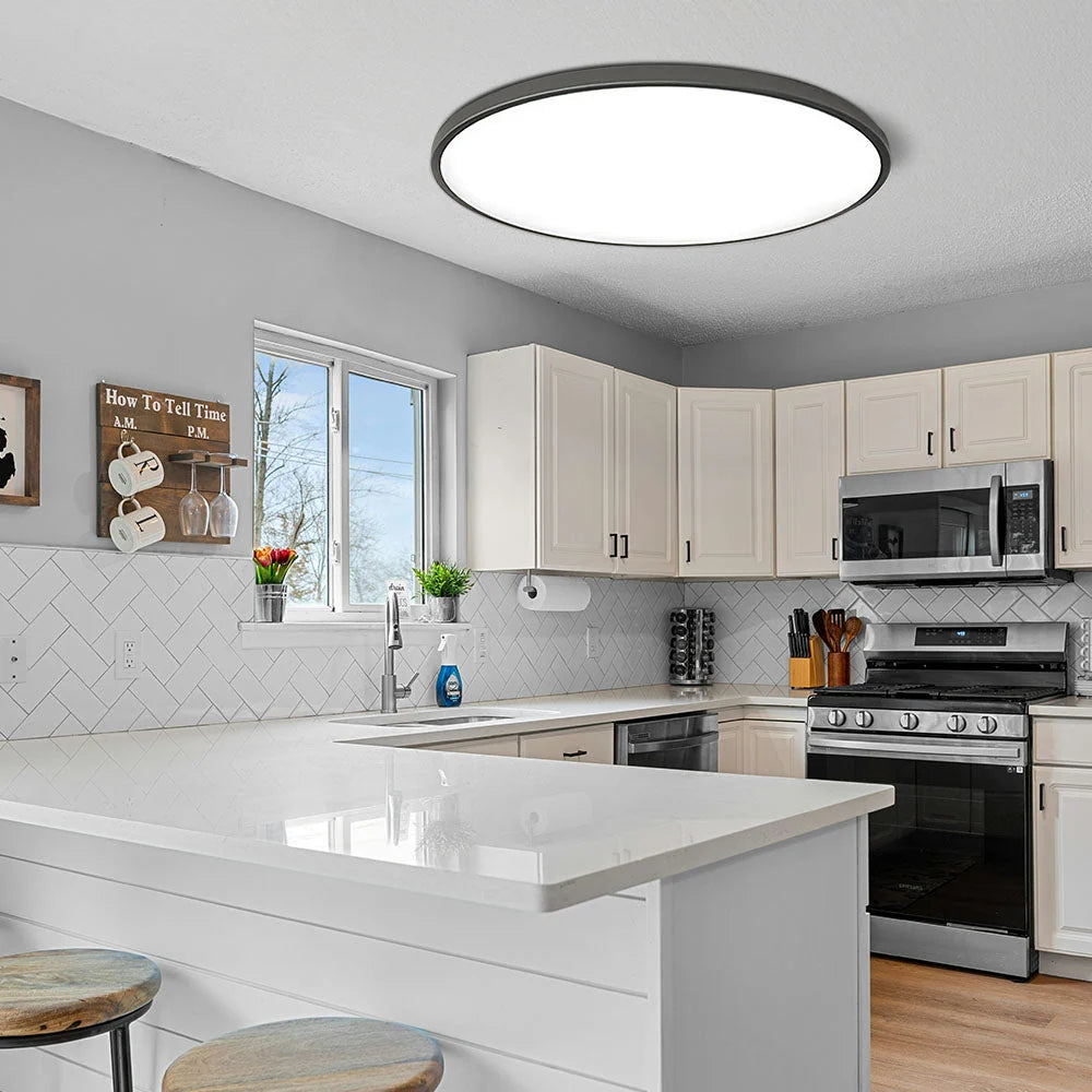 Flush Mount Light Ultra-Slim Integrated LED Acrylic Diffuser