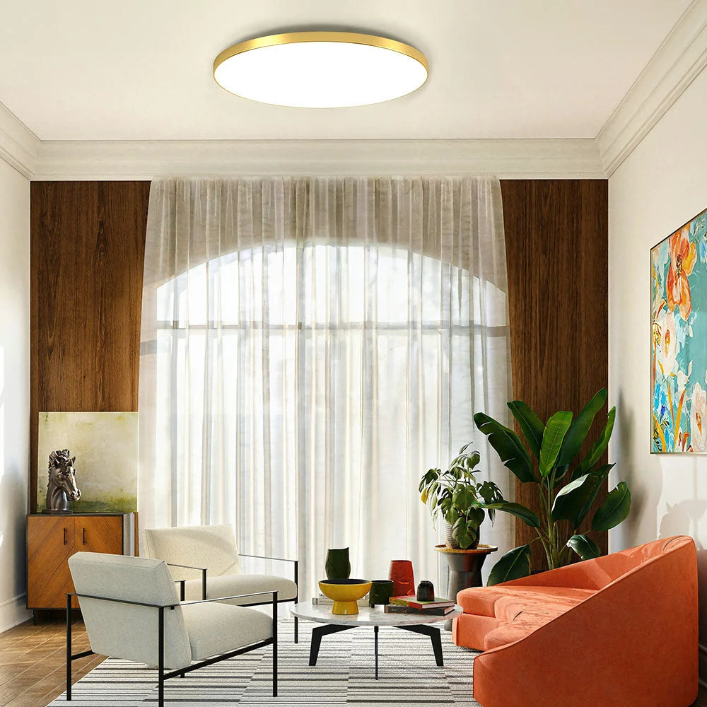 Flush Mount Light Ultra-Slim Integrated LED Acrylic Diffuser