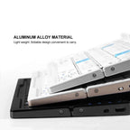Folding Keyboard Bluetooth 4.0 3-Device Memory Rotating Dual Stands