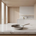 Frying Pan Hammered Titanium Natural Non-Stick Induction Compatible