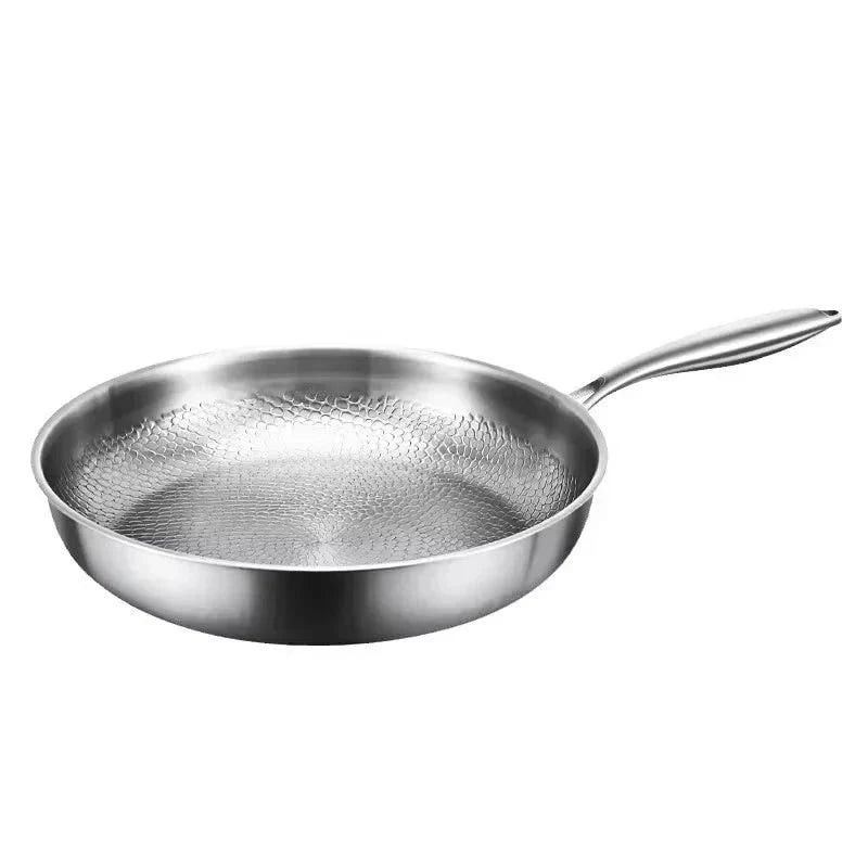 Frying Pan Hammered Titanium Natural Non-Stick Induction Compatible