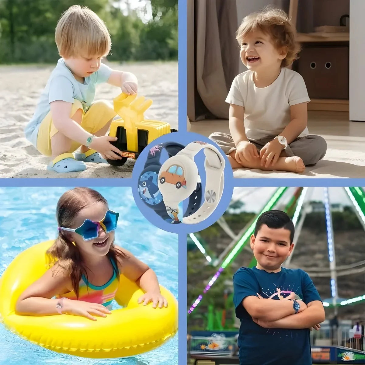 GPS Bracelet for Kids Real-Time Tracking Adjustable Fit