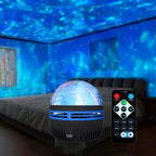 Galaxy Projector Aurora & Stars Music-Syncing USB Powered