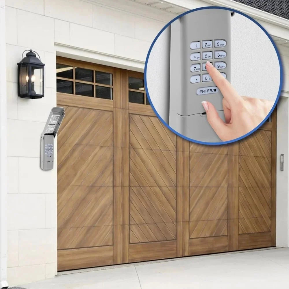 Garage Door Keypad Backlit & Weatherproof Rolling Code