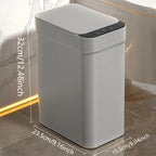 Garbage Bin Touchless Sensor Sealed Lid 11L