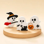 Ghost Figurine Set Whimsical Designs Durable & Lightweight