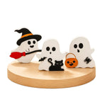Ghost Figurine Set Whimsical Designs Durable & Lightweight