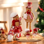 Gingerbread Figurine Smiling Face Compact Eco-Friendly