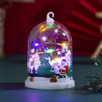 Glass Dome Decoration Warm LED Lights