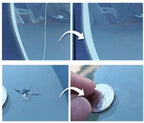 Glass Repair Kit Clear-Curing Resin Applicator & Curing Strips