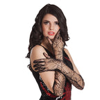 Gloves Spiderweb Elbow-Length Stretch