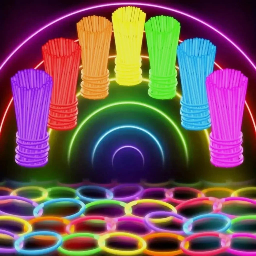 Glow Bracelets Chemiluminescent Bendable & Connectable