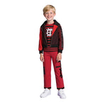 Halloween Costume Set Striped Tee & Zip Jacket