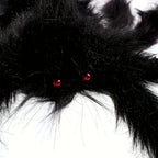 Halloween Decoration Set 2 Giant Spiders & Stretchable Web
