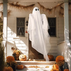 Halloween Ghost Decoration LED Light Lightweight Fabric Reusable