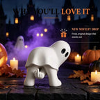Halloween Ghost Figure Weatherproof Tabletop & Garden Decor