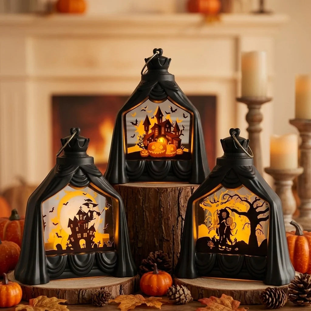 Halloween Lantern Flameless LED Indoor Outdoor
