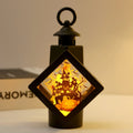 Halloween Lantern LED Spooky Castle & Pumpkin