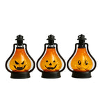 Halloween Lantern Pumpkin Face LED Battery-Powered
