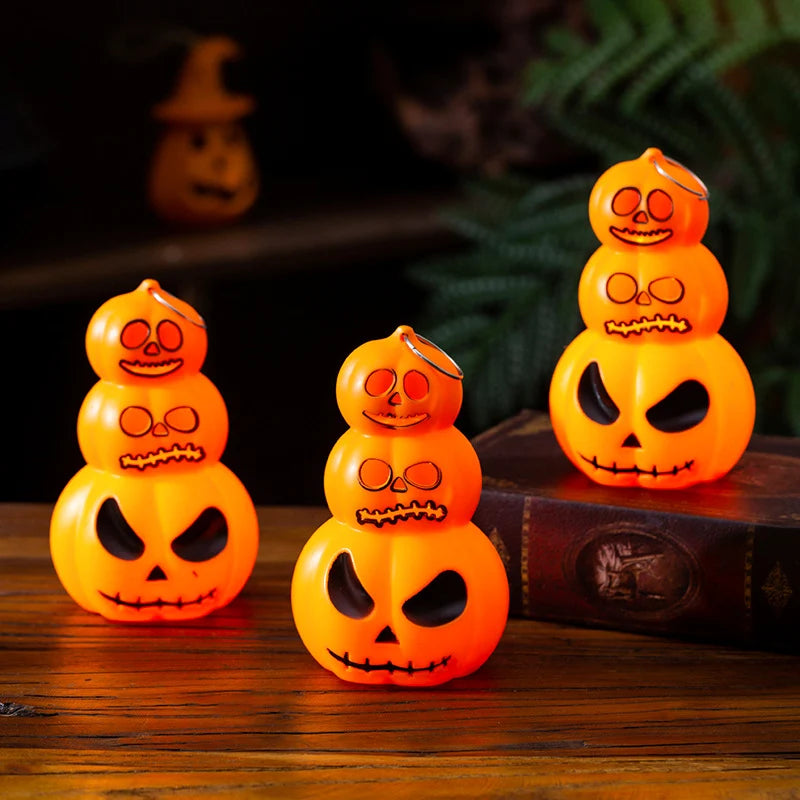Halloween Lantern Pumpkin & Skull Design Soft LED