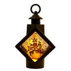 Halloween Lantern Spooky Castle & Pumpkin LED Indoor Outdoor