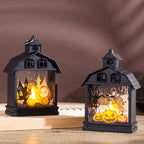 Halloween Lantern Spooky Cutout LED Light