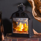 Halloween Lantern Spooky Cutout LED Light