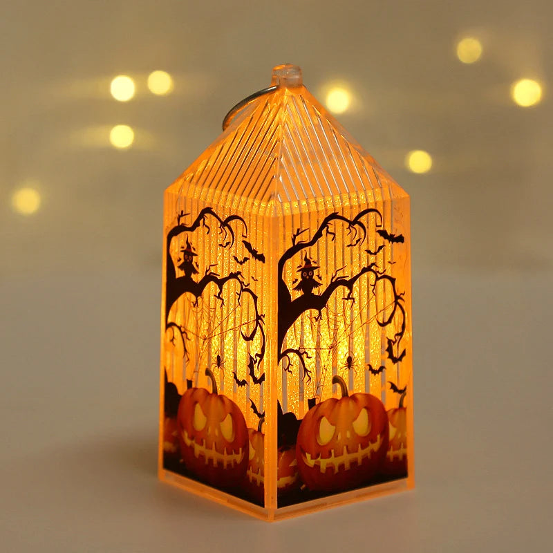 Halloween Lantern Warm LED Weather Resistant Plastic