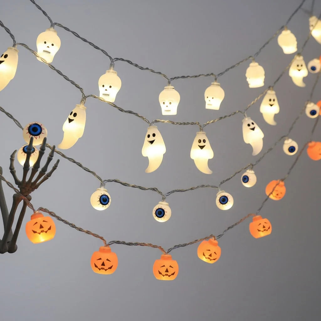 Halloween String Lights Battery-Operated LED Decorative Covers