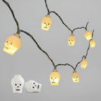 Halloween String Lights Battery-Powered LED Molded Covers