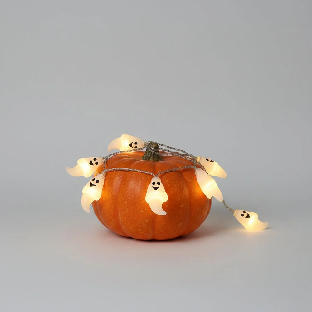Halloween String Lights Battery-Powered LED Molded Covers