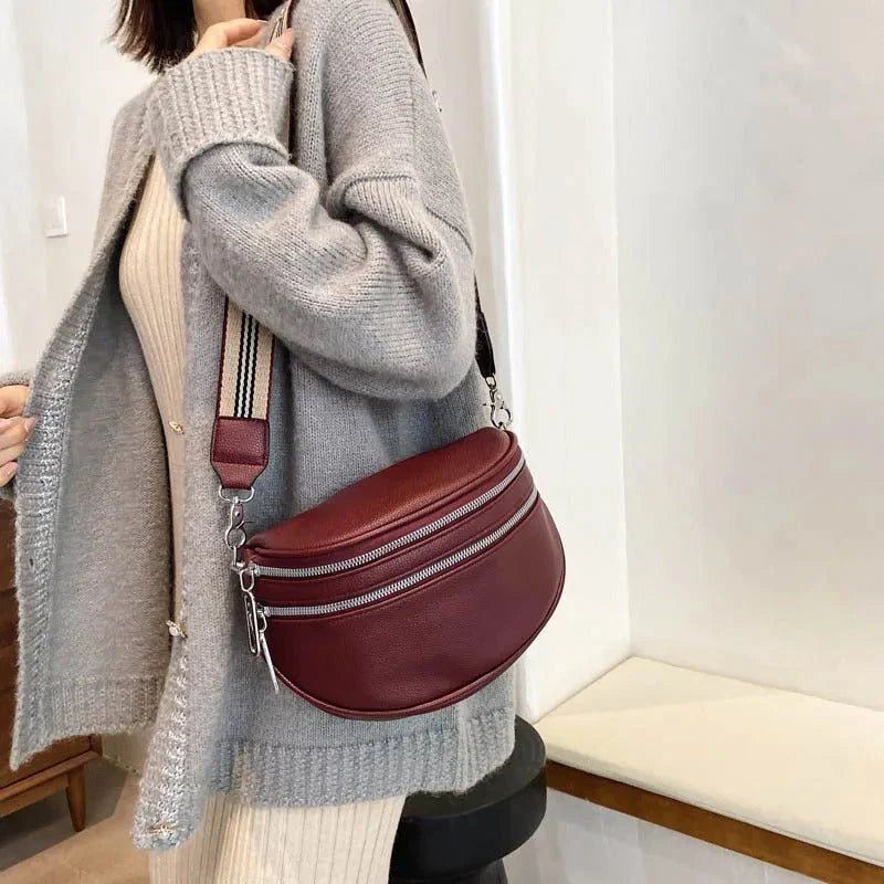Handbag Convertible Shoulder & Top-Handle Compact