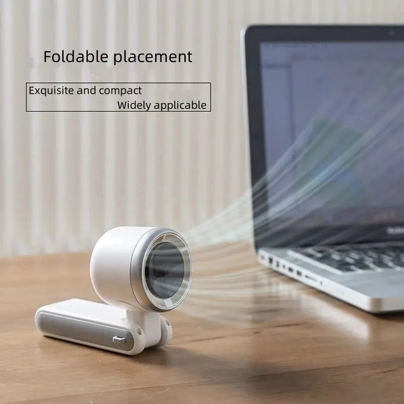 Handheld Fan Foldable USB Rechargeable 5-Speed
