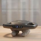 Handheld Massage Gun Dual-Handle Eight Nodes LED & Red Light