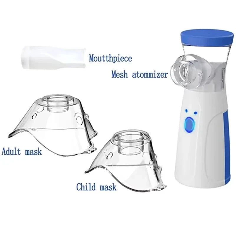 Handheld Nebulizer Mesh Mist USB & Battery Powered