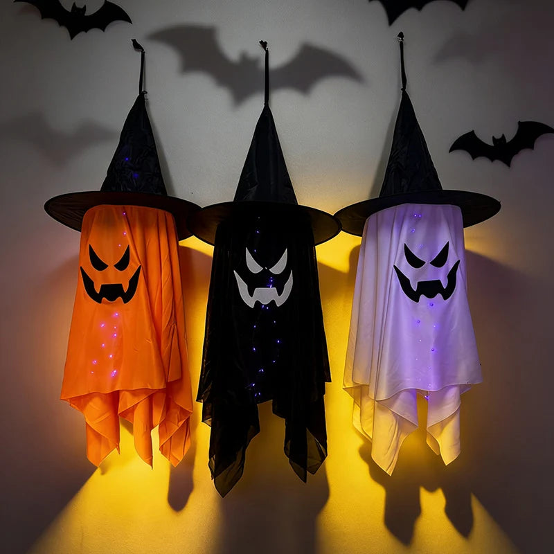 Hanging Ghost Decoration 39 Inch Glowing LED Weatherproof