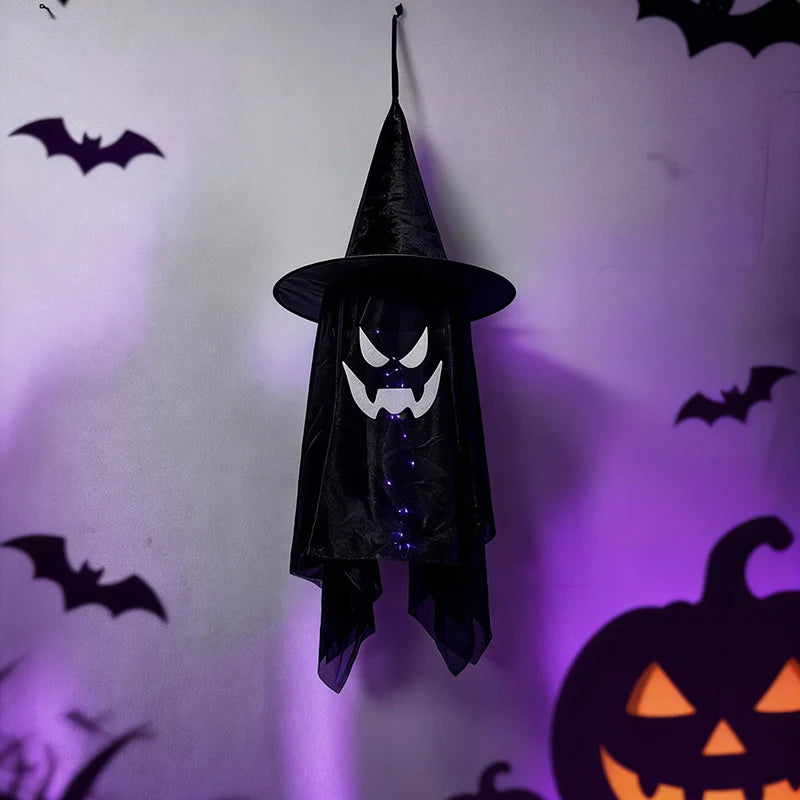 Hanging Ghost Decoration 39 Inch Glowing LED Weatherproof