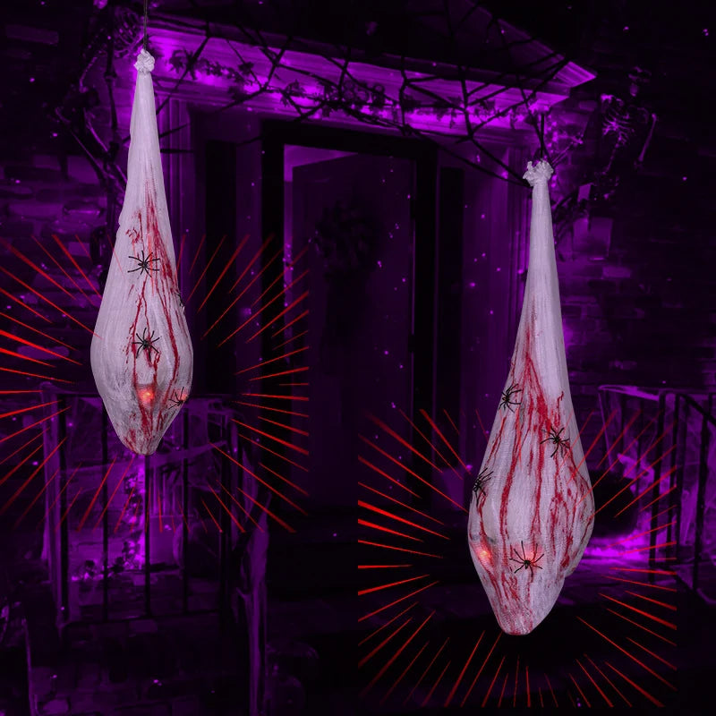 Hanging Ghost Decoration Blood-Splattered Weather-Resistant