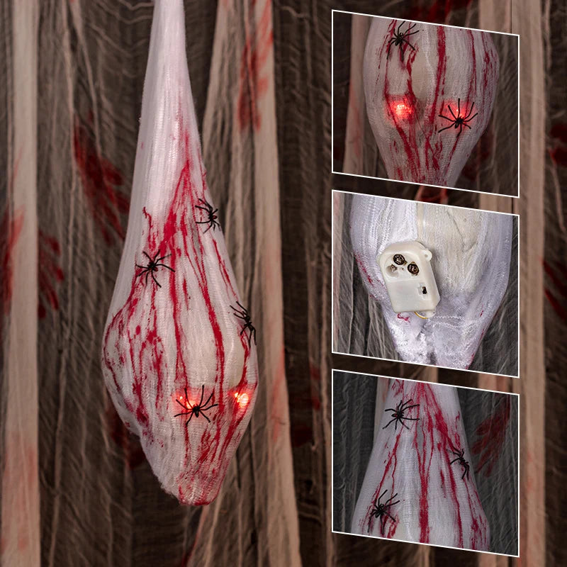 Hanging Ghost Decoration Blood-Splattered Weather-Resistant