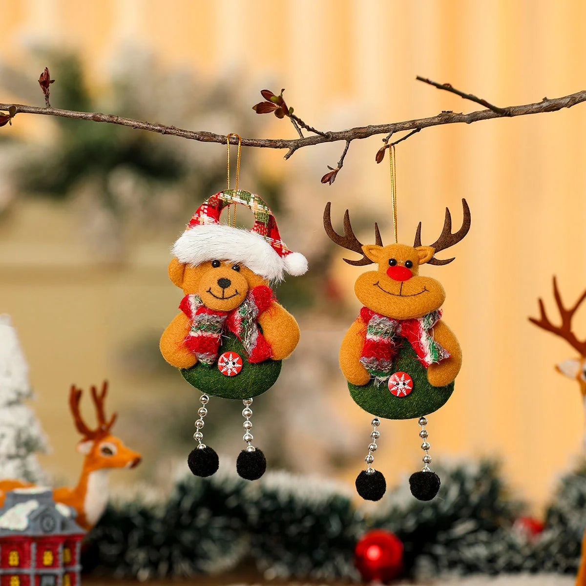 Hanging Ornament Handcrafted Fabric Assorted Characters