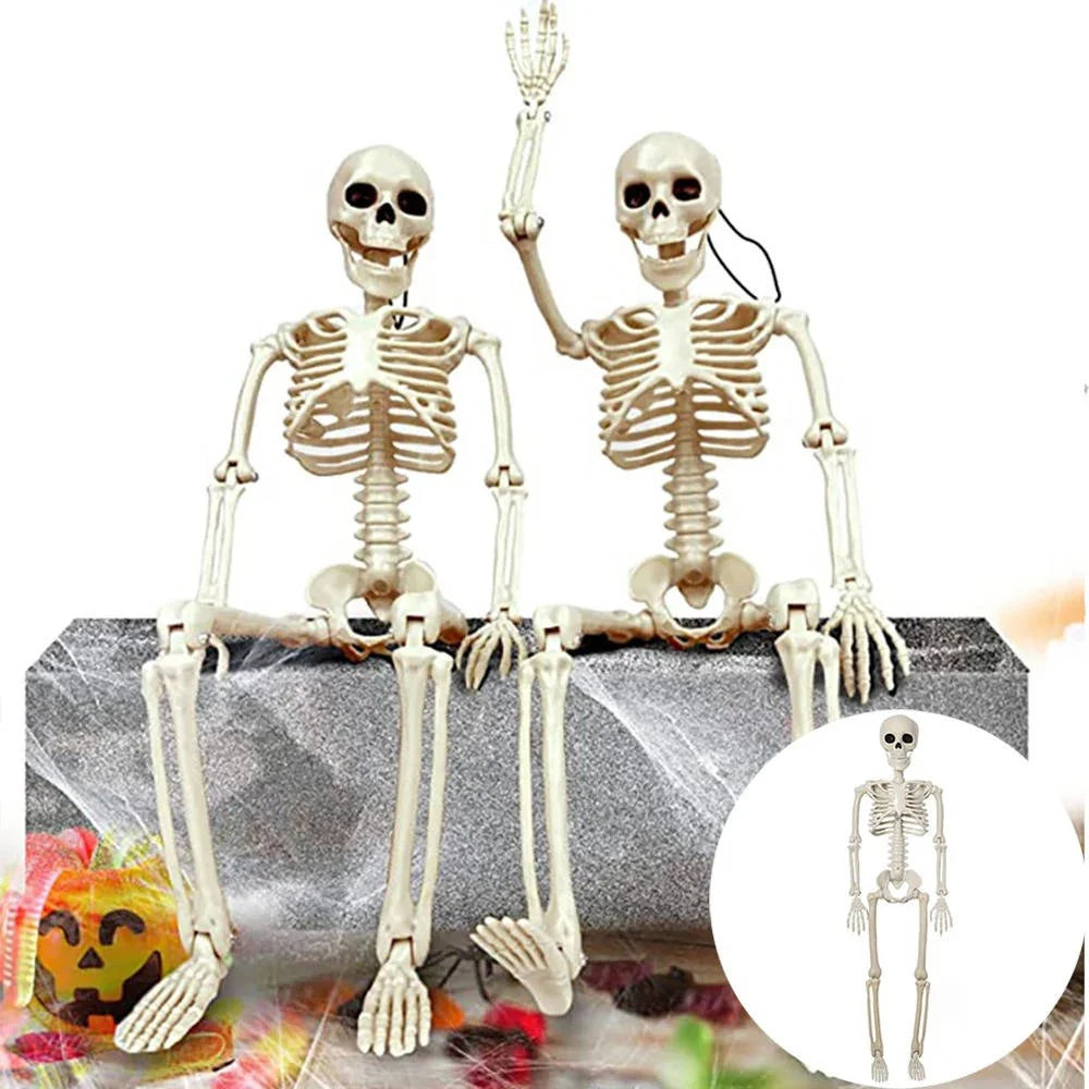 Hanging Skeleton Posable & Weather-Resistant 15.7 Inch