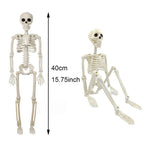 Hanging Skeleton Posable & Weather-Resistant 15.7 Inch