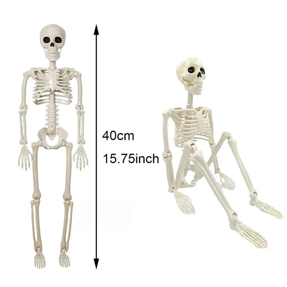Hanging Skeleton Posable & Weather-Resistant 15.7 Inch