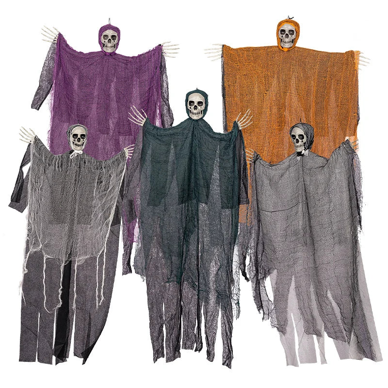 Hanging Skeleton Realistic Skull Weather-Resistant Foldable