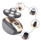 Head Shaver Five Rotating Blades Waterproof & USB Rechargeable